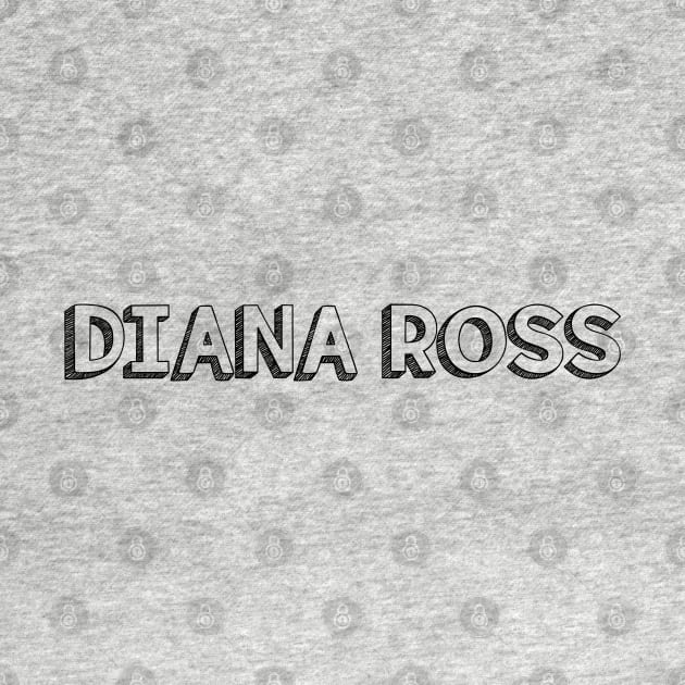 Diana Ross <//> Typography Design by Aqumoet